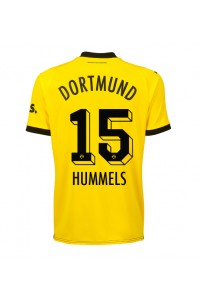 Borussia Dortmund Mats Hummels #15 Voetbaltruitje Thuis tenue Dames 2023-24 Korte Mouw